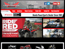 Tablet Screenshot of hondaofchattanoogatn.com